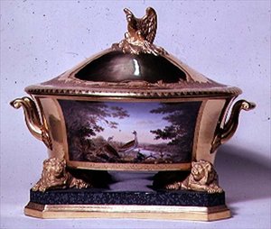 प्रशियन डिनर सर्विस, बर्लिन, 1816-19 (चीनी मिट्टी के बरतन और गिल्ट) से ट्यूरेन (10534 भी देखें)